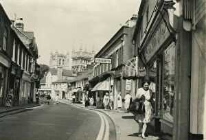 Bournemouth Collection: East Street (Showing Frisbys Shoe Shop), Wimborne, Bournemouth, Dorset, England