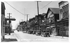 East Street, Virginia City, Nevada, USA