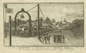 Amp C Prints: An east view of Grays Ferry, near Philadelphia - with the t