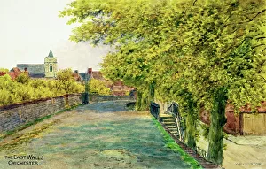 Chichester Prints: The East Walls, Chichester, West Sussex