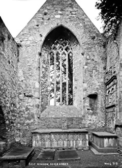 Underneath Prints: East Window, Sligo Abbey