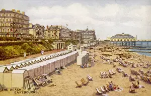 East Bourne Prints: Eastbourne / Beach 1920S