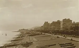 Eastbourne, East Sussex - View of the beach from the Pier