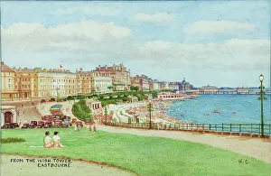 Eastbourne, East Sussex, viewed from the Wish Tower