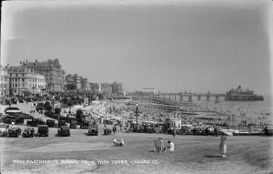 Eastbourne Prints: Eastbourne Parade from Wish Tower