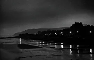 Eastbourne Promenade at night, probably 1920s