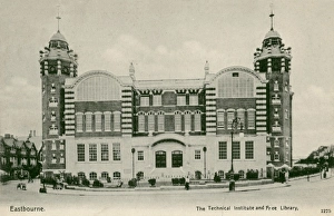 Images Dated 23rd October 2012: Eastbourne, the Technical Institute and Free Library