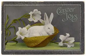Bunnies Prints: Easter / Bunnies & Lilies
