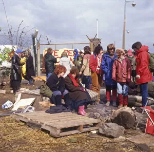 Images Dated 10th June 2019: Easter CND Deomonstration at Greenham Common, Berkshire