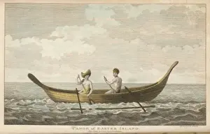 Islanders Prints: Easter Island Canoe