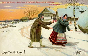 Unwanted Prints: Easter Traditions - Rural Russia - Give me an Easter kiss