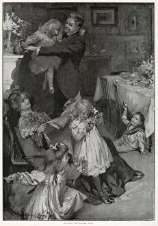 Images Dated 12th January 2021: An Eastertide custom at home and abroad: hunting for Easter Eggs, 1903 Date: 1903