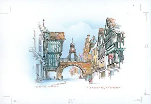 Whitworth Prints: Eastgate, Chester