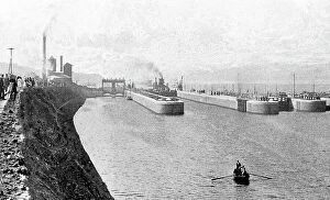 Locks Collection: Eastham Locks, Manchester Ship Canal early 1900's