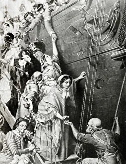 Mutiny Prints: Eastward Ho! by Henry Nelson O'Neil