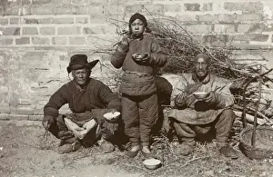 Eating lunch in China