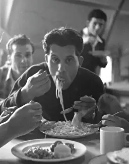 Eating Prints: Eating Spaghetti