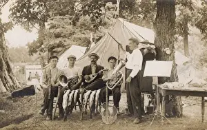 Strung Prints: Eaton Fishing Band, Eaton, Ohio, USA