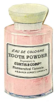 Chemists Prints: Eau de Cologne Tooth Powder