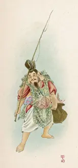 Filled Prints: Ebisu, God of Plenty