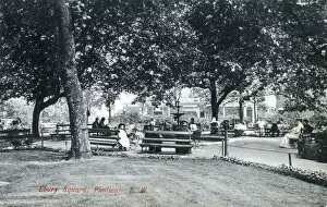 Images Dated 22nd April 2021: Ebury Square, Pimlico, London. Date: circa 1907
