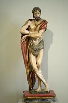 Geogr Ficas Gallery: Ecce Homo, 1525. Polychrome sculpture by Alonso