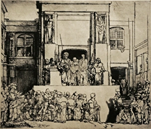Rijn Collection: Ecce Homo, 1655, by Rembrandt (1606-1669)