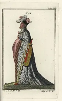 Eccentric dress of a French count, 1399