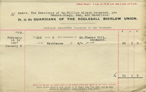 Relative Gallery: Ecclesall Bierlow Claim for Inmate Maintenance