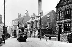 Bradford Prints: Eccleshill - Tram terminus - Bradford