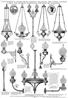 Suspension Prints: Ecclesiastical lighting items, Plate 168