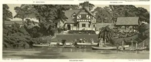 Eccleston Prints: Eccleston Ferry, Chester