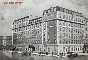 Eccleston Prints: The Eccleston Hotel, Eccleston Square, London