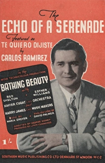 The echo of a serenade - Music Sheet Cover The echo of a serenade - Music Sheet Cover