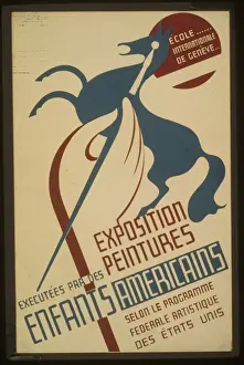 Internationale Prints: Ecole Internationale de Geneve... exposition peintures exec