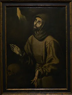 Greco Prints: The Ectasy of St Francis of Assisi, circa 1685 by Blas Munoz