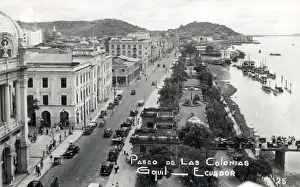 Waterfront Prints: Ecuador - Guayaquil - Paseo de Las Colonias