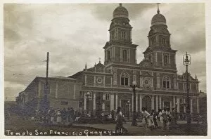 Images Dated 10th February 2012: Ecuador - Iglesia San Francisco at Guayaquil
