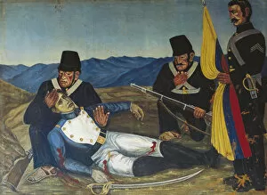 Alfaro Gallery: Ecuador. Process of Independence (1822). Battle