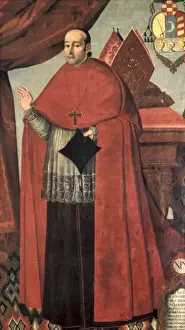 Pichincha Prints: ECUADOR. Quito. Cathedral. Chapter house. Portrait