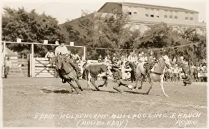 Rode O Prints: Eddie Holdencamp, Bulldogging Ranch Rodeo