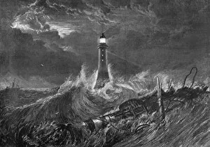 Images Dated 2012 August: The Eddystone Lighthouse, 1878