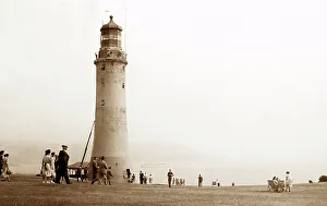 Eddystone Prints: Eddystone Lighthouse, Plymouth, Victorian period
