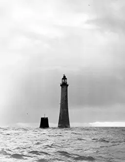 Plymouth Prints: Eddystone Lighthouse, south of Plymouth, Devon