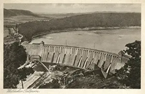 Waldeck Prints: Edersee Dam, Eder River, near Waldeck, Germany