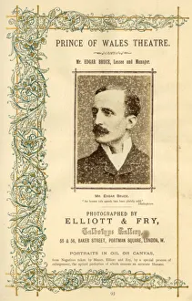Images Dated 1st May 2018: Edgar Bruce, Prince of Wales Theatre, London
