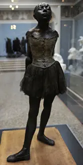 Student Prints: Edgar Degas (1834-1917). Litlle Fourteen year old dancer. 18