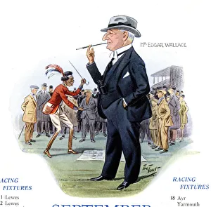 Calendar Prints: Edgar Wallace at the races, racing fixtures
