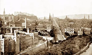 Edinburgh from Calton Hill Victorian period