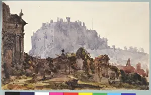 Greyfriars Prints: Edinburgh Castle from Greyfriars